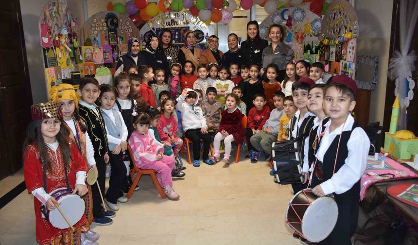 Gaziantep'te Miniklerin 'Hoş Geldin Ramazan' etkinliği göz doldurdu