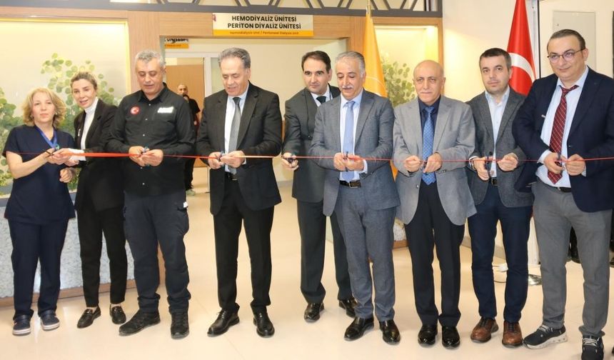 TÖTM hemodiyaliz ünitesi yeni yerinde hizmete açıldı