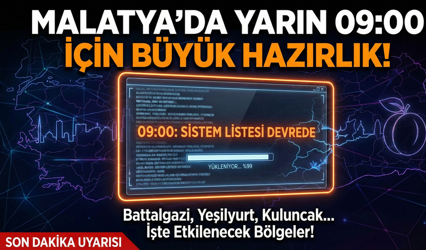 Malatyalılar Yarın Sabaha Hazır mı? 09:00’dan İtibaren Liste Devrede!