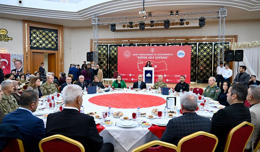 Malatya’da Şehit Aileleri Ve Gaziler Onuruna İftar Programı Düzenlendi