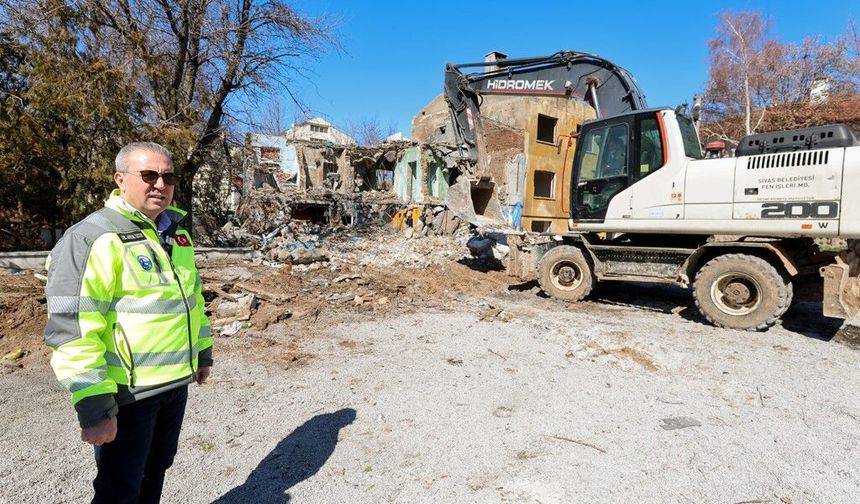 Sivas'ta yeni otopark alanı kazandırılıyor