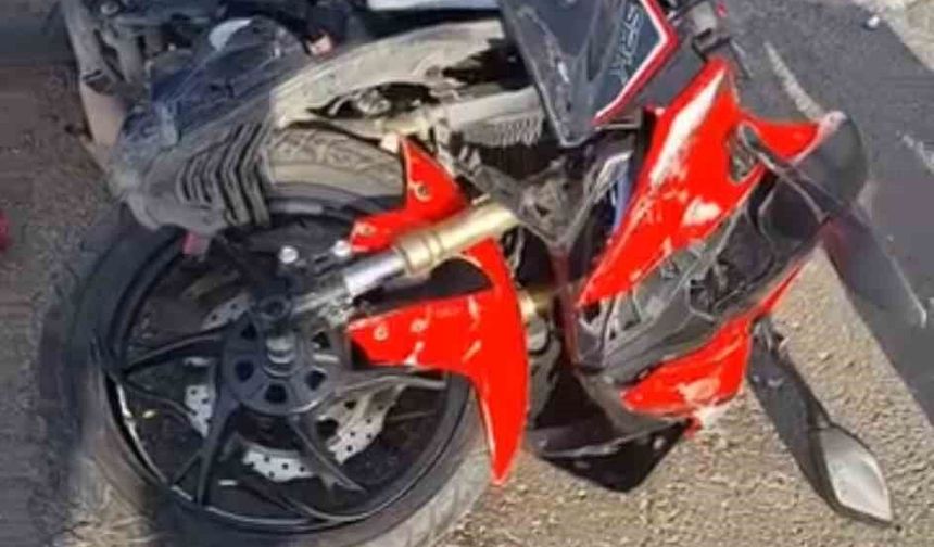 Siverek'te otomobille çarpışan genç motosikletli hayatını kaybetti