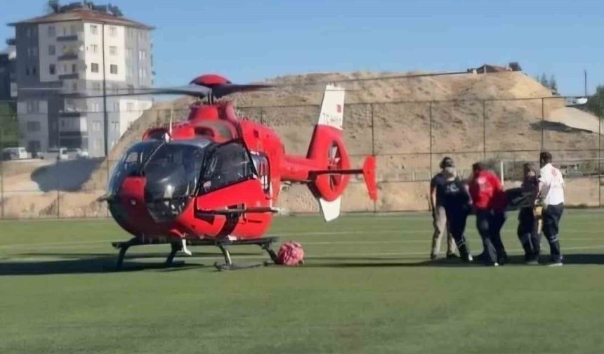 Darende’de 1,5 yaşındaki bebek havale sonrası hava ambulansıyla hastaneye sevk edildi