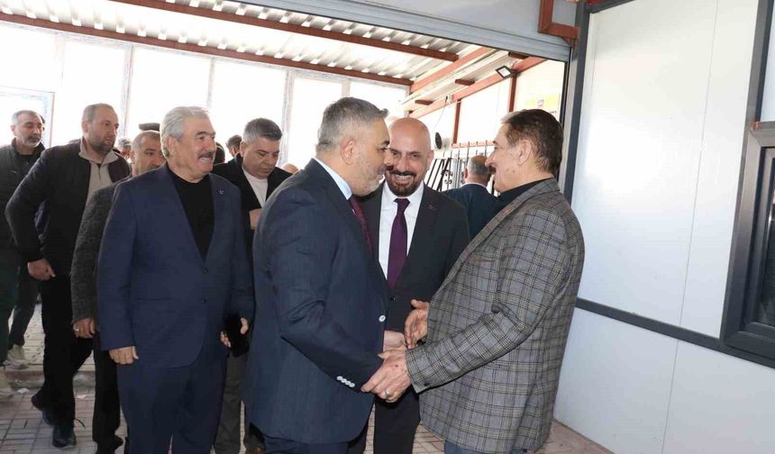 Malatya TSO'dan Şevket Keskin'e tebrik ziyareti