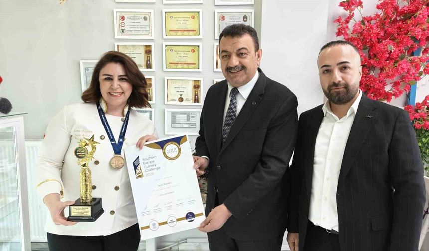 Yunanistan’daki Yarışmada Türk Şef Rüzgarı: Sema Bayram’dan Altın Madalya