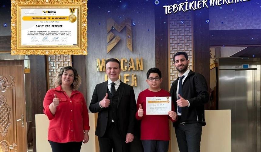 Malatyalı Öğrenci Dünya Birincisi Oldu