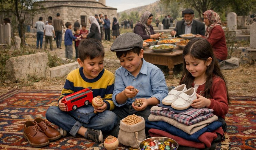 Malatya’da Unutulmaya Yüz Tutan Bayram Gelenekleri; Oyuncaklar Yastık Altına, Cepler Leblebiyle Dolardı