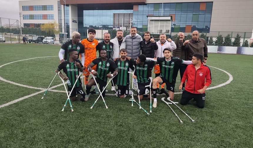 Malatya Ampute Takımı Deplasmanda Şov Yaptı: 3 Gollü Zafer