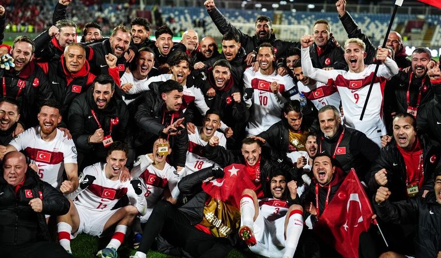 Türkiye, Dünya Kupası'na 8 maçta 6 galibiyetle ulaştı