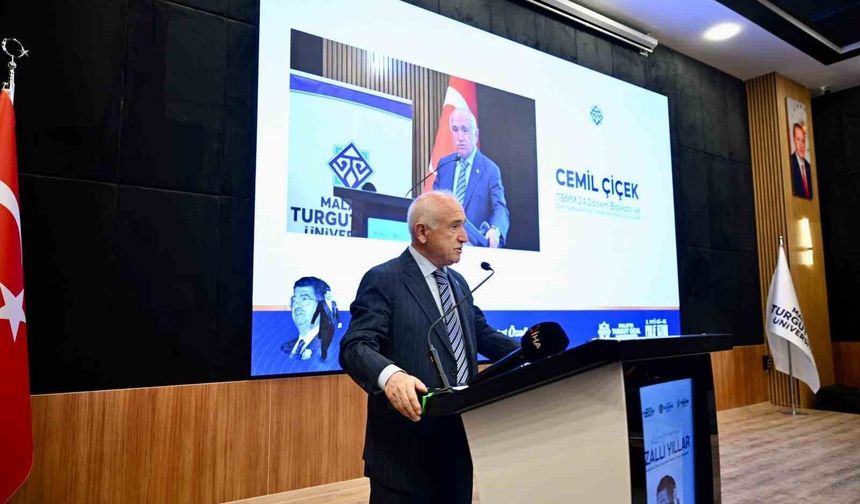 Cemil Çiçek Malatya’da Konuştu: “Özal Hayatın İçinden Gelen Bir Liderdi”