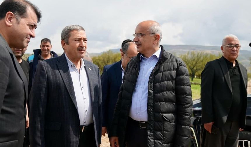 Darende’de Dolu Felaketi! Başkanlar Sahaya İndi