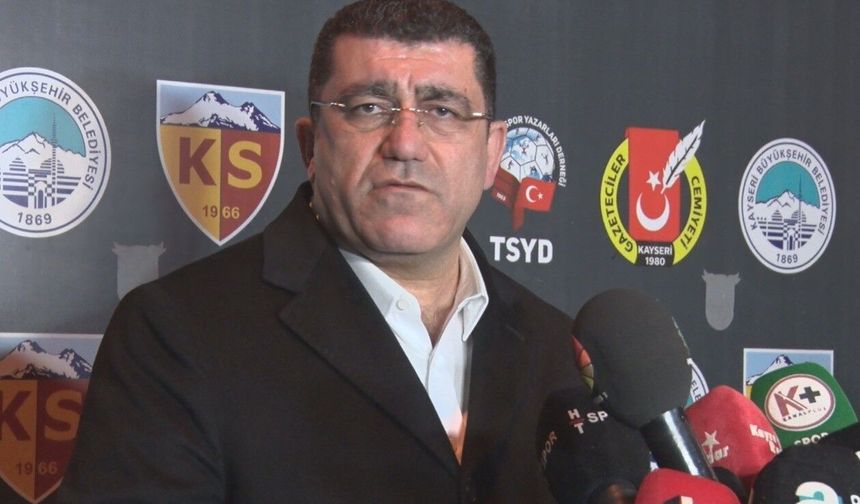 Kayserispor Başkanı Nurettin Açıkalın: 'Taraftarımızın  istifa istemesi gayet normal'