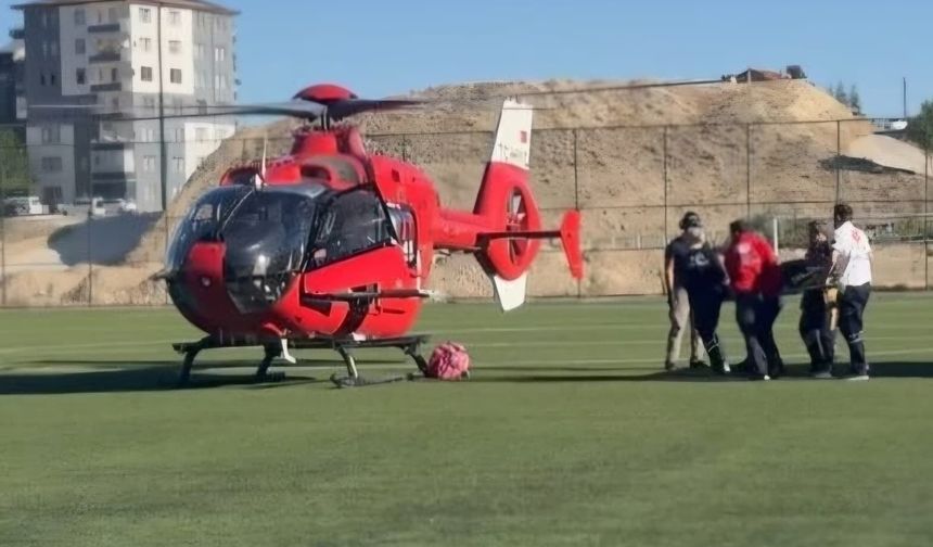 Malatya’da Zamanla Yarış: Kalp Hastasına Helikopter Ambulans Yetişti