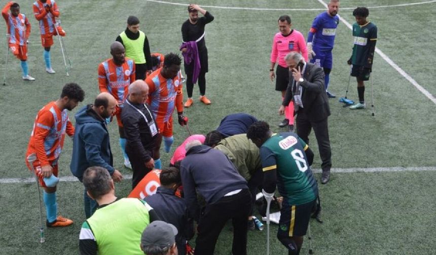 Ampute Futbolda Üzücü Olay: Teknik Direktör Sahada Kalp Krizi Geçirdi, Hayatını Kaybetti