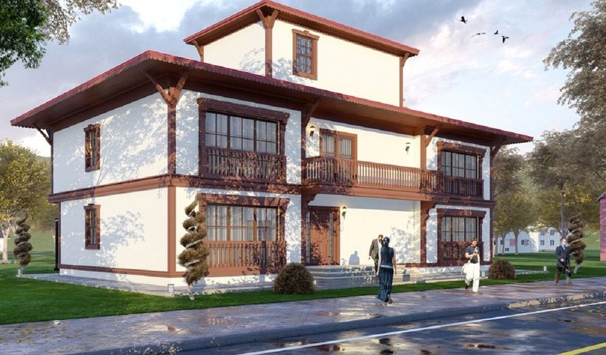 Arapgir'e Muğla Belediyesi'nden Tarihi Konak Görünümlü Proje