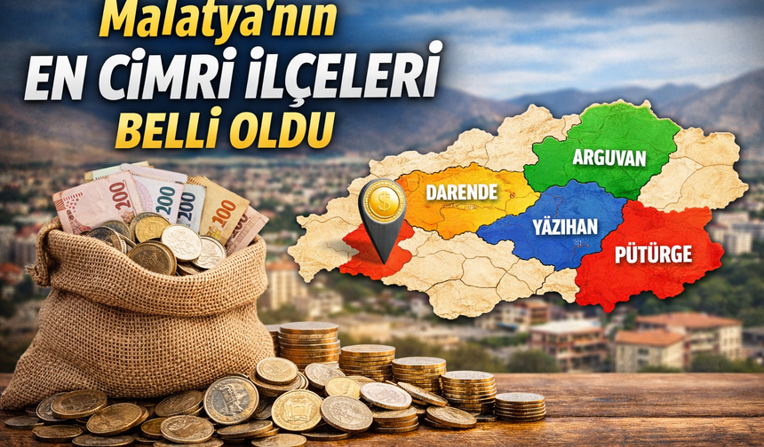 Malatya’nın En Cimri İlçeleri Açıklandı!