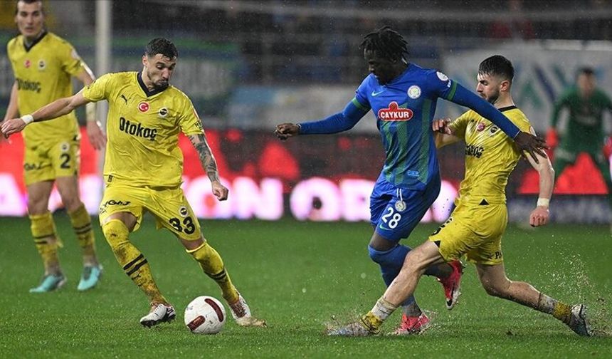 Fenerbahçe Rizespor Maçı Saat Kaçta, Hangi Kanalda? Muhtemel 11'ler...