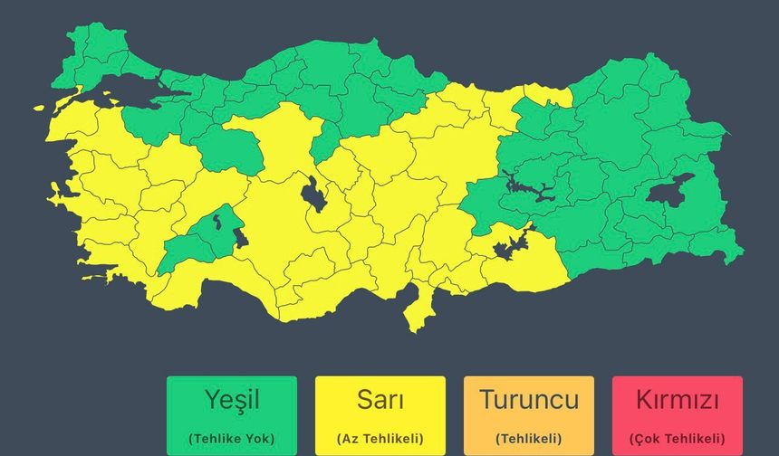Malatya Çevresi Alarmda! İçişleri’nden Kuvvetli Yağış ve Fırtına Uyarısı