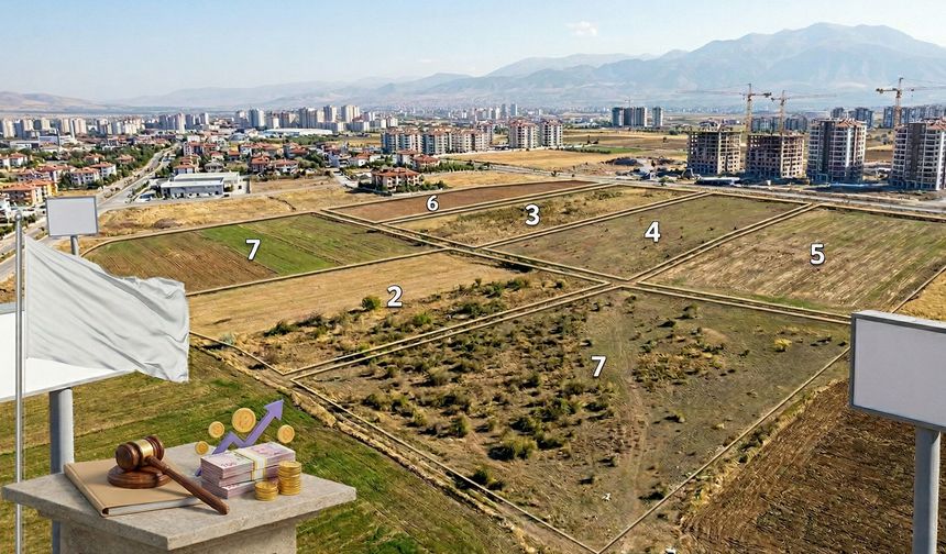 Malatya'da Dev Fırsat! 7 Adet 'Rezerv' Arsa İhaleye Çıktı