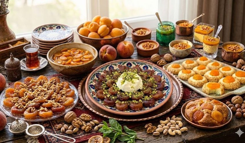 Malatya Kayısısıyla Yapılıyor! Bayramda Misafirlerinizi Şaşırtacak O Tatlılar...