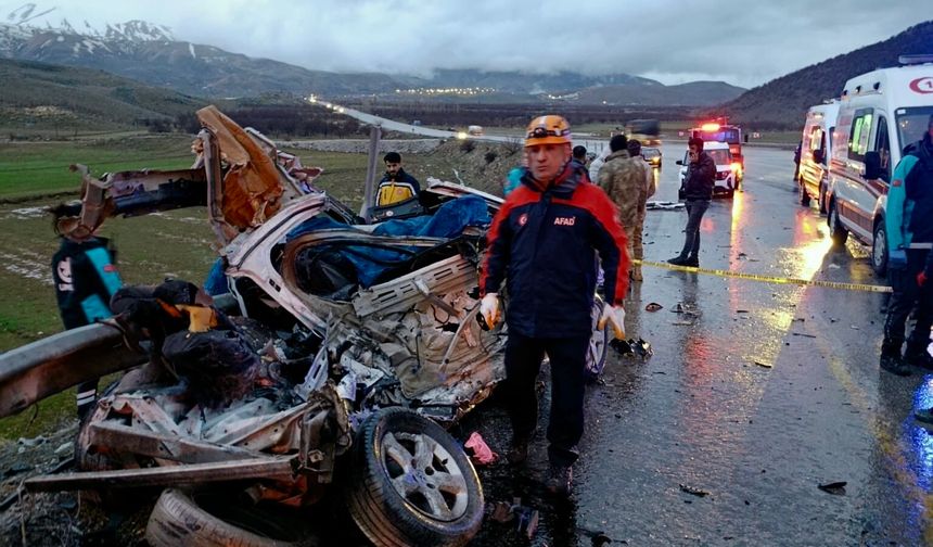 Malatya-Adıyaman Karayolu Kazasında Ölenlerin Kimlikleri Açıklandı
