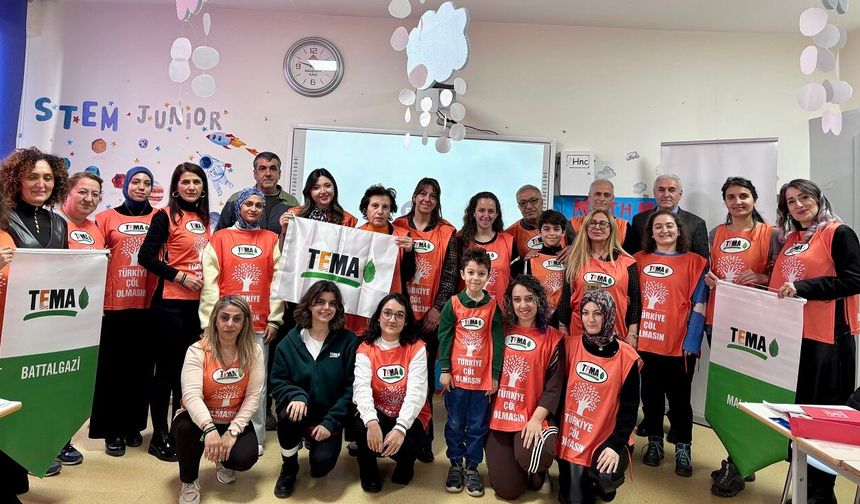 Malatya’da TEMA Vakfı Gönüllüleri Doğa Eğitimi İçin Sahaya Hazır