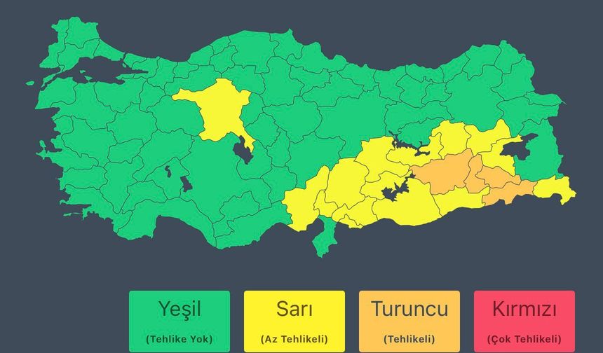 Malatya İçin Kuvvetli Sağanak Alarmı: Güney İlçelerde Etki Artacak