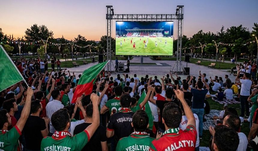 Final Heyecanı Malatya’da Yaşanacak: Yeşilyurtspor İçin Dev Ekran Kuruluyor