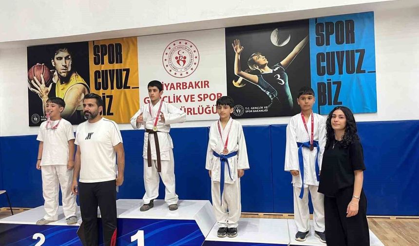 Diyarbakır’daki Şampiyonada Çermikli Karatecilerden Madalya Yağmuru