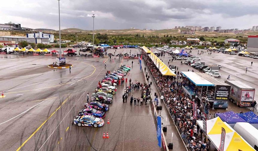 Gaziantep'te 2026 Türkiye Drift Şampiyonası düzenlendi