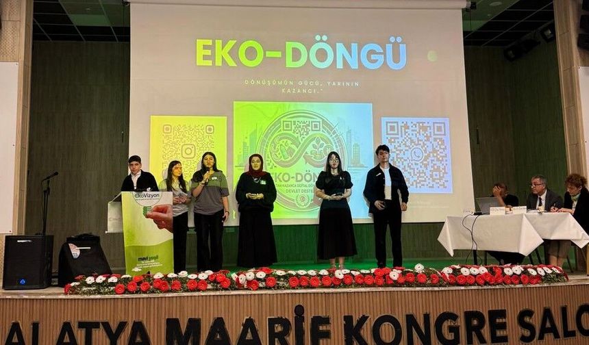 Malatya’da Geleceğin Çevrecileri Sahne Aldı: Gençlerden Dikkat Çeken Projeler