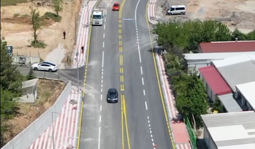 Malatya'da Ulaşımı Rahatlatacak Yeni Yol Tamamlandı