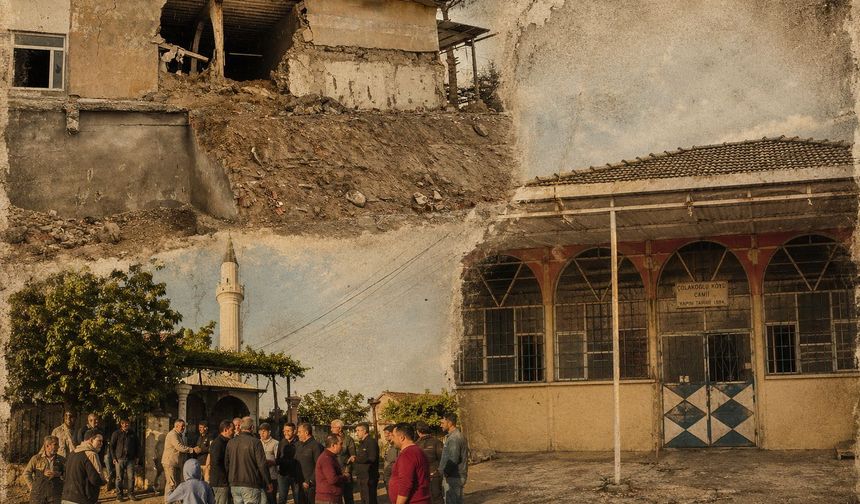 142 yıllık cami hasarlı ama cemaati bırakmıyor!