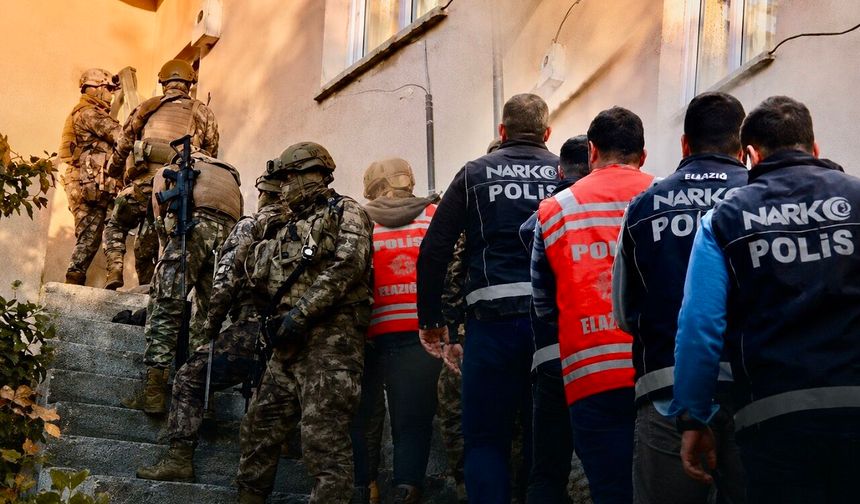 Malatya dahil 69 ilde uyuşturucu operasyonu: 381 kişi tutuklandı