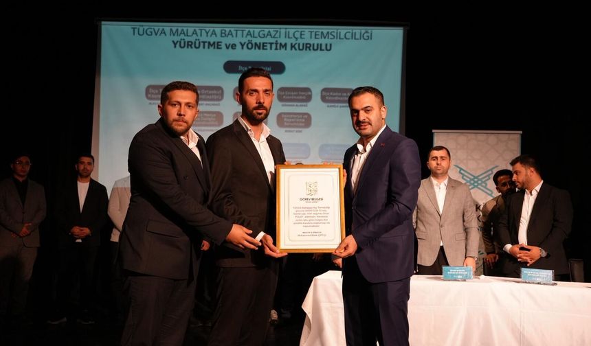 TÜGVA Battalgazi’de Yeni Dönem! İlçe Başkanlığına Ömer Polat Seçildi