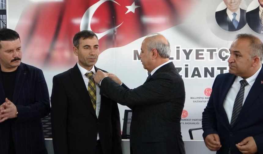Gaziantep'te İstifa Eden 300 Kişi MHP'ye Katıldı
