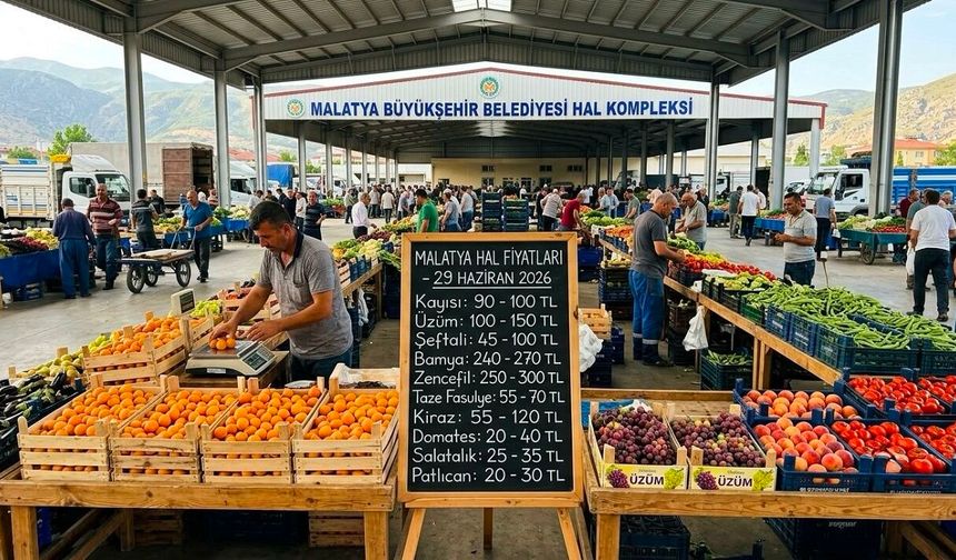 Tezgâhlara Gitmeden Önce Bakın! Malatya'da Hal Fiyatları Yeniden Şekillendi