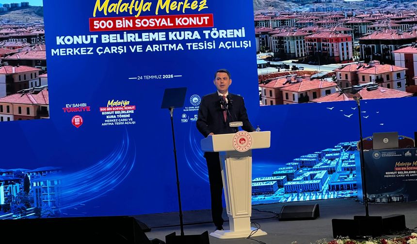 Murat Kurum Malatya'da peş peşe açılışlar! Yeni Projeler Hizmete Açıldı