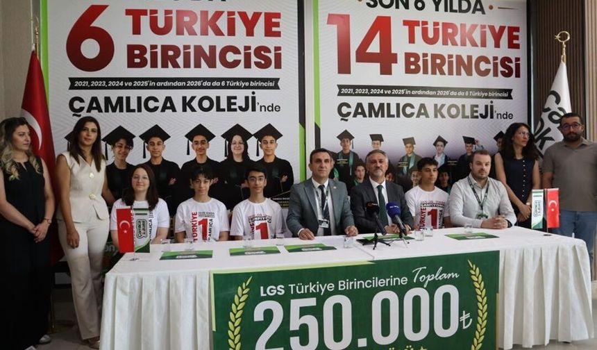 Malatya Çamlıca Koleji 6 Türkiye Birincisi Çıkardı!