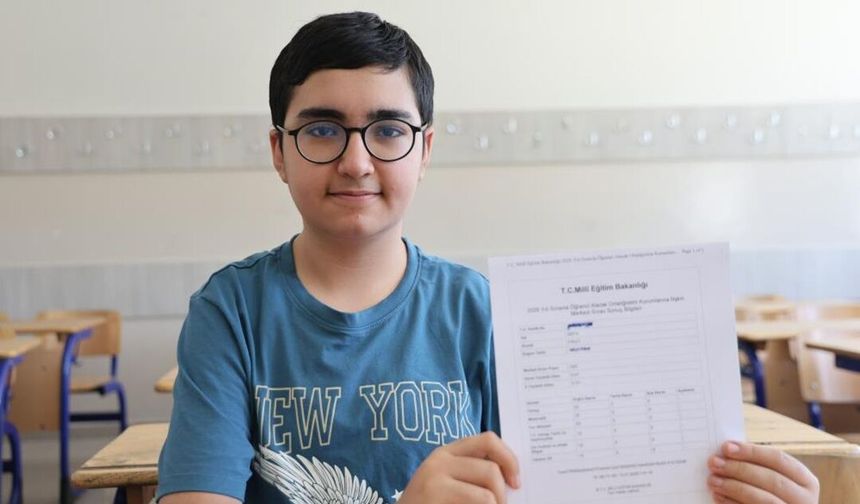 Milyonlarca Adayın Ter Döktüğü LGS’de Elazığ’dan Çıkan Şampiyon Sefa
