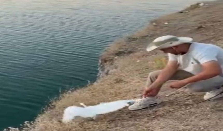Malatya'da Oltaya Takılan Şey Herkesi Şaşırttı!