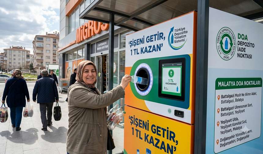 Malatya’da DOA noktaları belli oldu! Şişeni getir, 1 TL kazan