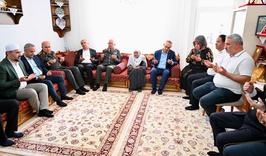 Vali Yavuz'dan Şehit Ramazan Sarıkaya'nın Ailesine Anlamlı Ziyaret