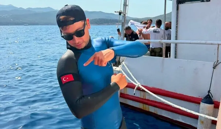 Tek Nefeste 81 Metre! Milli Sporcu Görkem Gedik Türkiye Şampiyonu Oldu