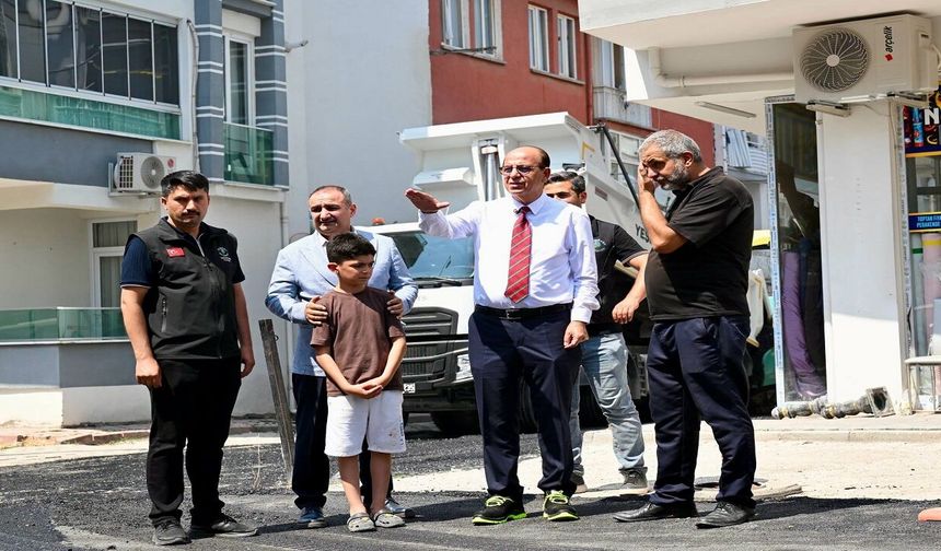 Çukurdere’de beklenen çalışma başladı! Başkan Geçit verdiği sözü tuttu