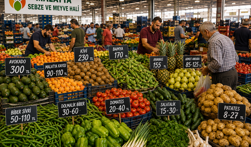 Malatya Hal Fiyatları Güncellendi: İşte En Pahalı Ürün ve Kayısının Fiyatı...