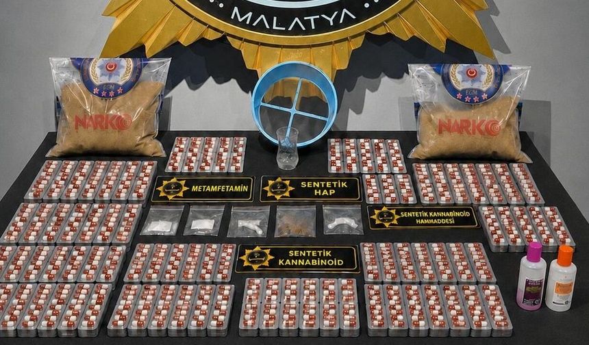 Malatya’da Uyuşturucu Operasyonu: 7 Şüpheli Tutuklandı