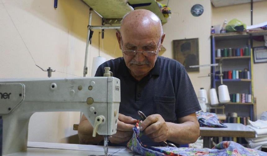 Hazır giyim terziliği değiştirdi: 65 yıldır iğne ve makasını bırakmadı