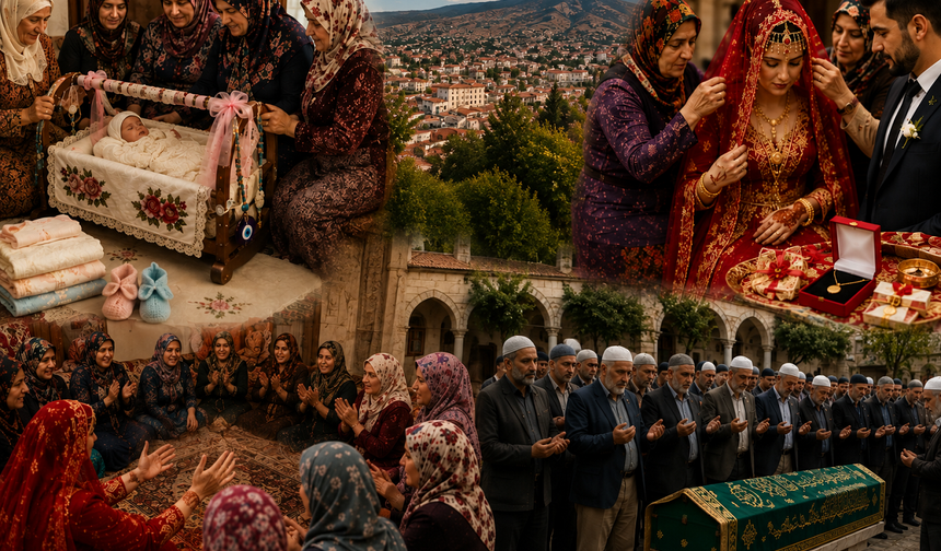 Malatya’da Hayatın Üç Dönüm Noktası: Yüzyıllık Gelenekler Nasıl Değişti?