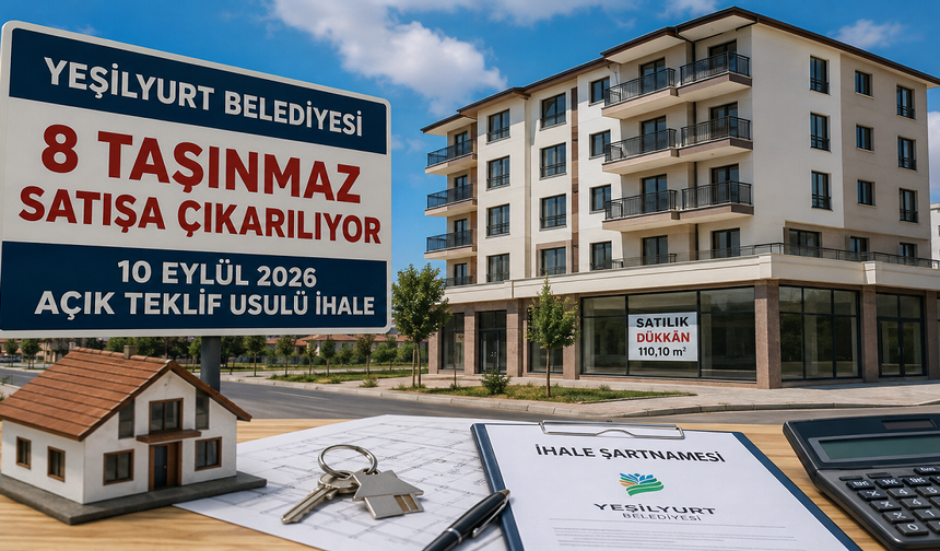 Malatya’da Ev ve Dükkân Alacaklar Dikkat! Yeşilyurt Belediyesi Tarihi Açıkladı
